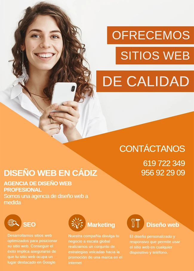 Diseño web en Cádiz y Posicionamiento web en Cádiz