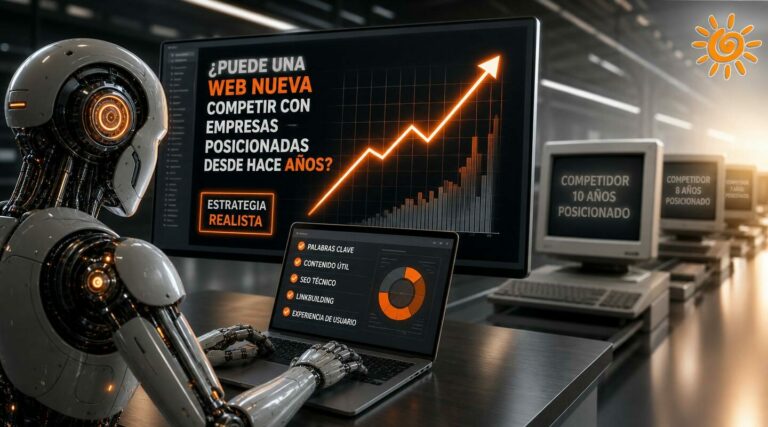 Puede una web nueva competir con empresas posicionadas desde hace años