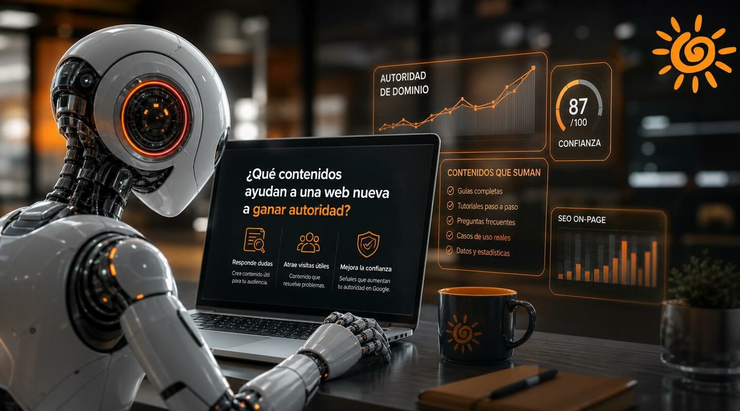 Qué contenidos ayudan a una web nueva a ganar autoridad