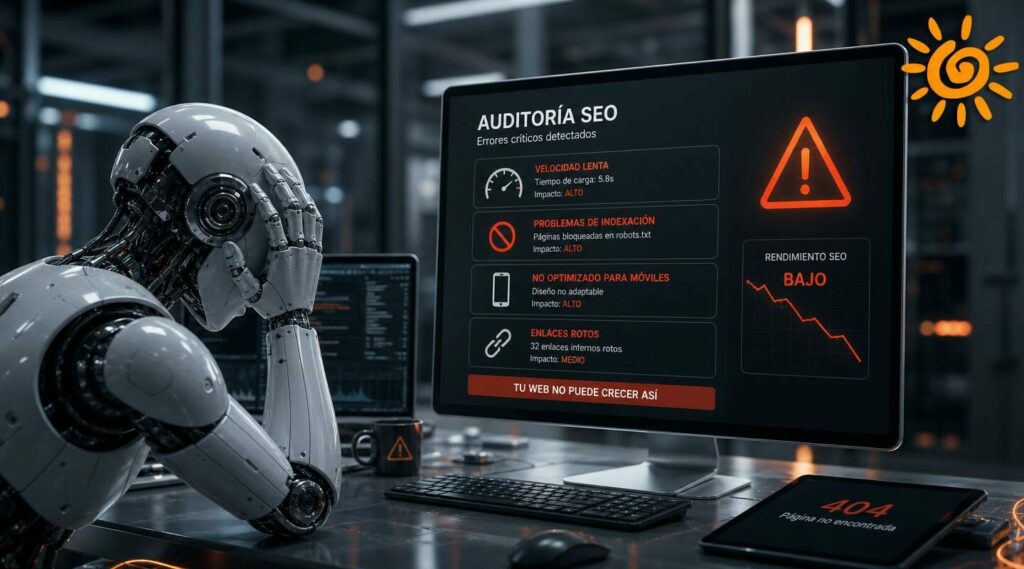 Qué errores técnicos frenan el posicionamiento de una web