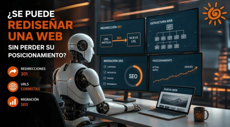 Se puede rediseñar una web sin perder su posicionamiento
