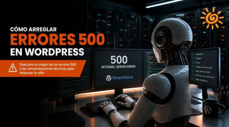 Cómo arreglar errores 500 en WordPress