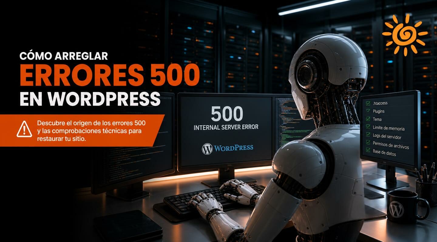 Cómo arreglar errores 500 en WordPress
